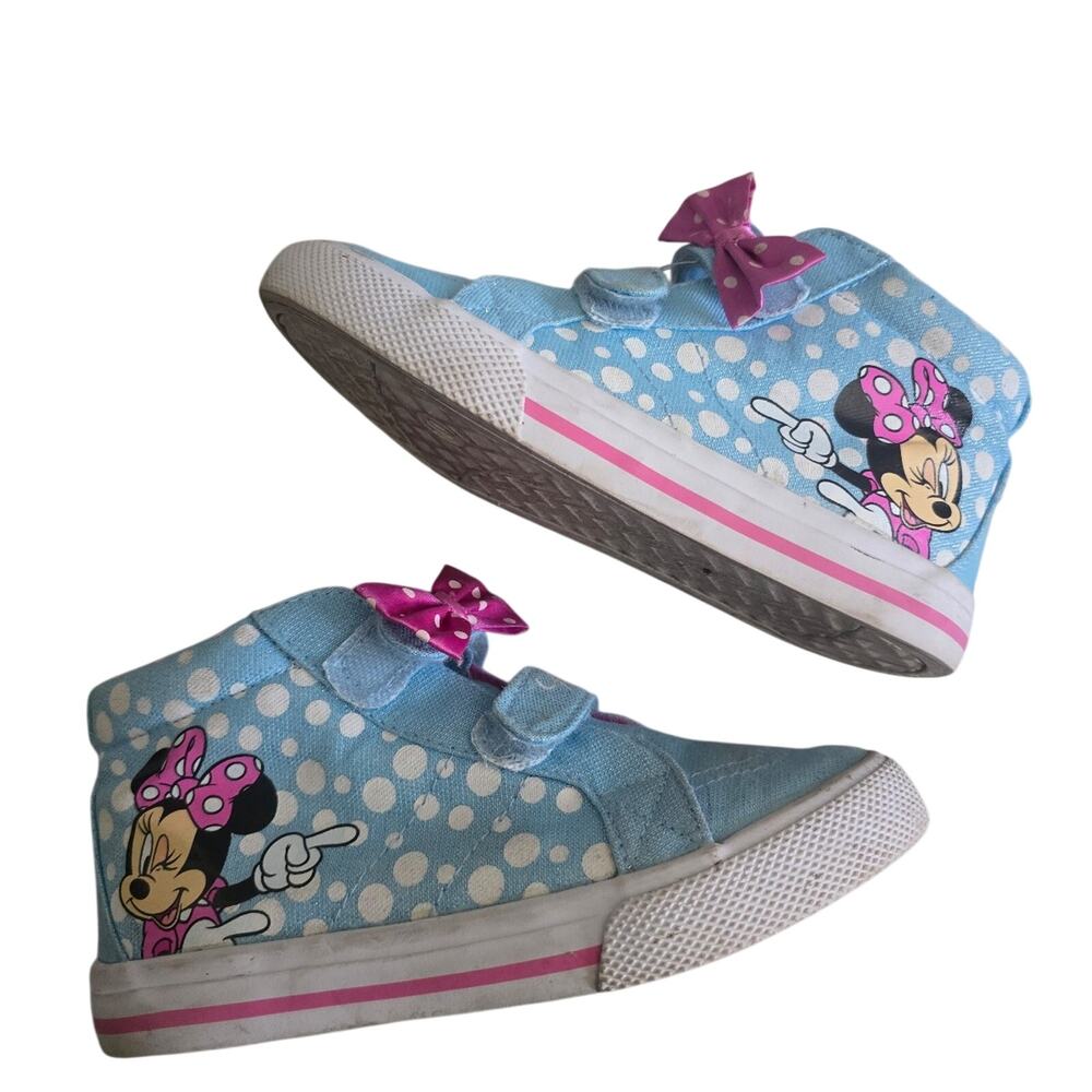 Disney  Minnie Mouse  Hightop Sneakers -  Minnie Ankle Shoes